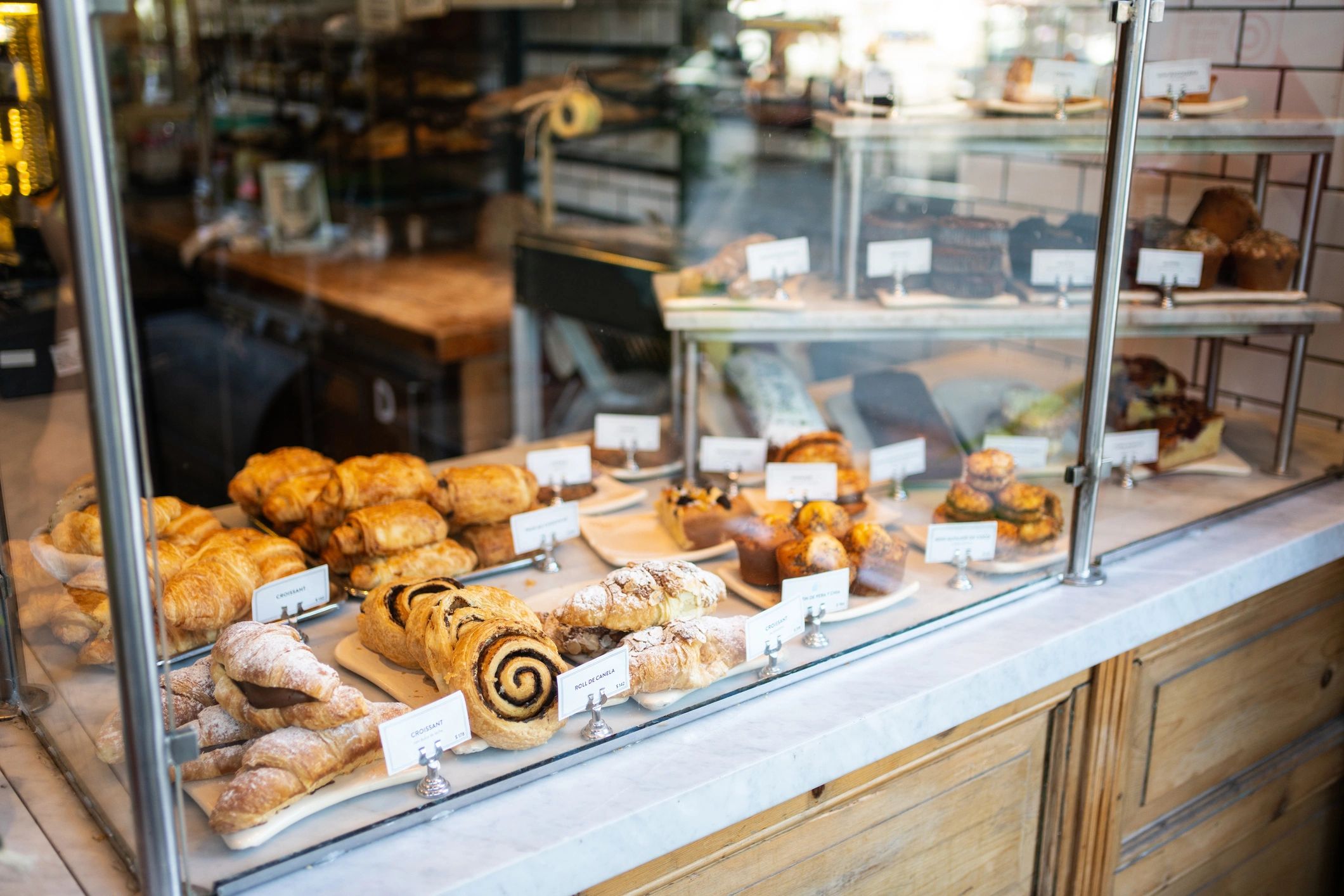 Artisan bread loaves at LepaPekarka bakery