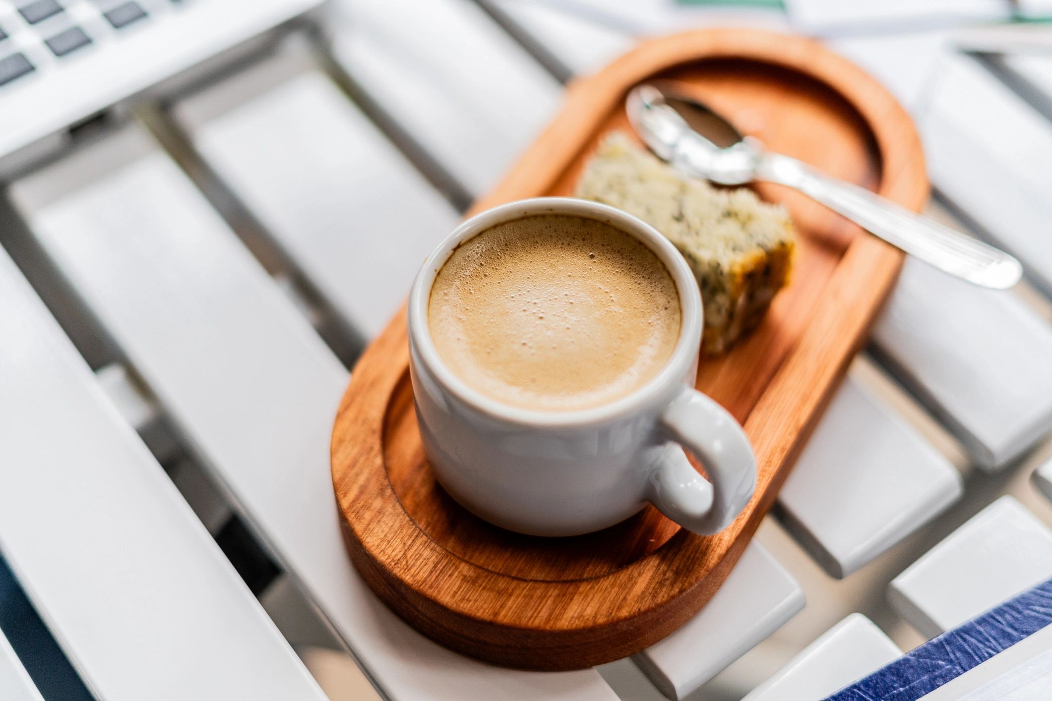 coffee and bakery table